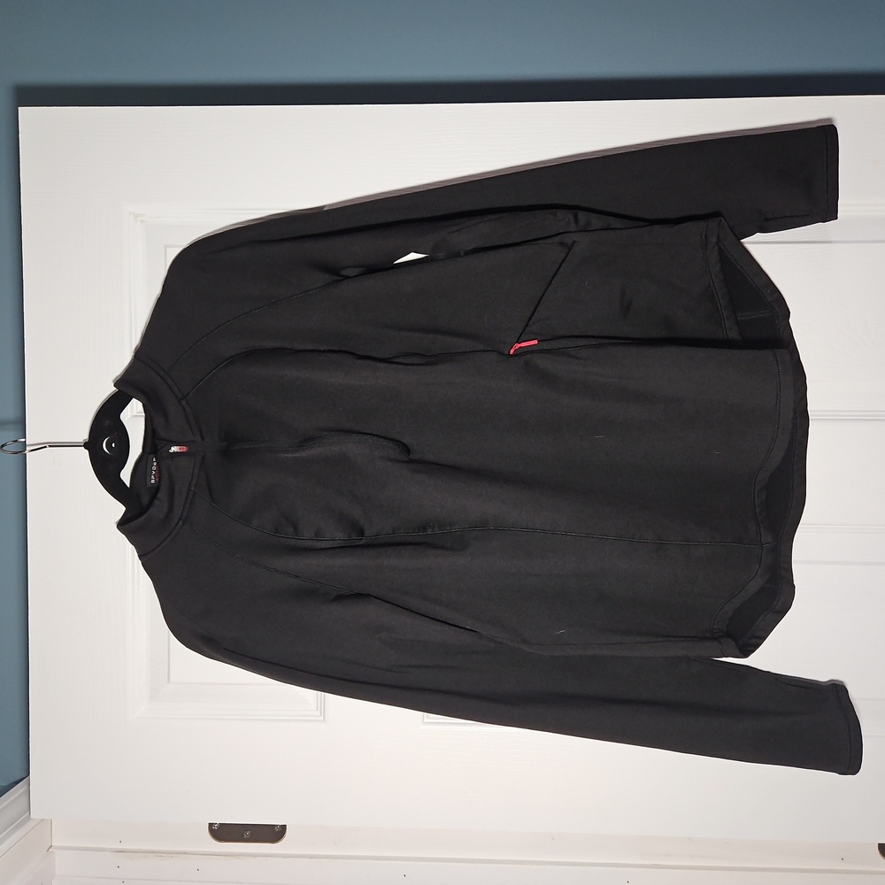 Spyder Active Half Zip Fleece-Lined Top - Black - Size L
